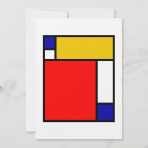 Mondrian 4 holiday card