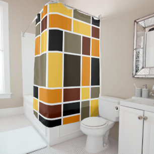 Mondrian 72 shower curtain