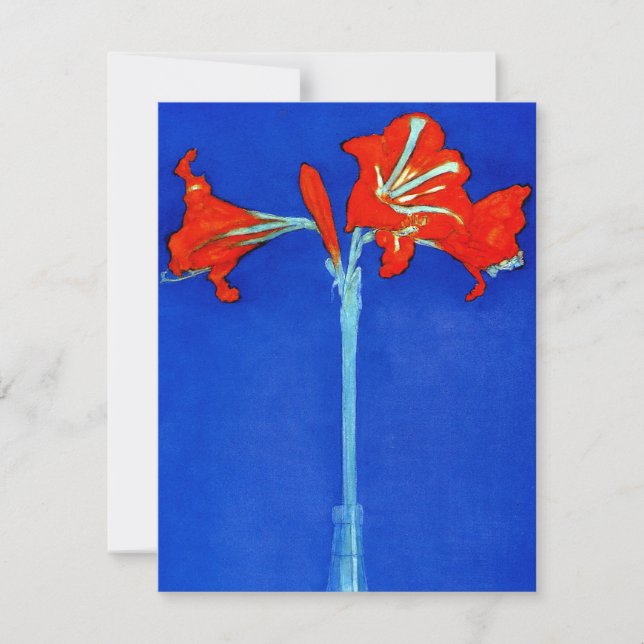 Mondrian Amaryllis Invitations (Front)