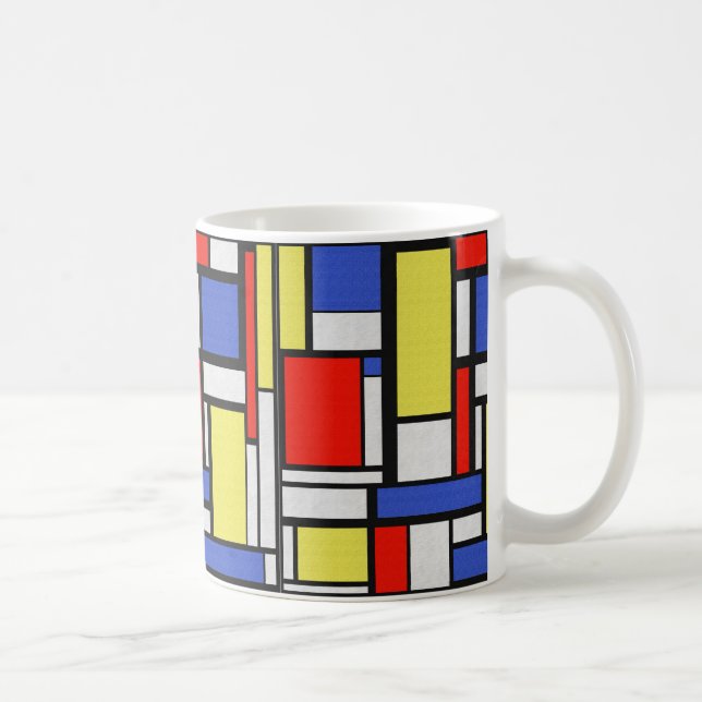 Mondrian Art Coffee Mug (Right)