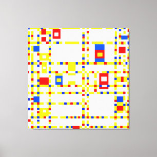 MONDRIAN - BROADWAY BOOGIE WOOGIE - 1942-1943 -  CANVAS PRINT