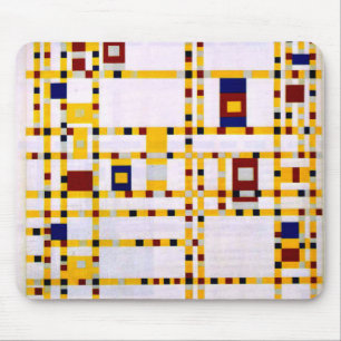 Mondrian - Broadway Boogie Woogie Mouse Mat
