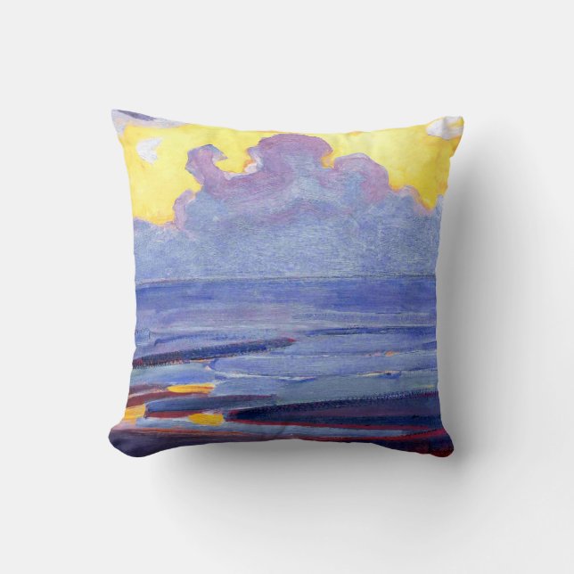 Mondrian - By the Sea, popular artwork Cushion (Front)