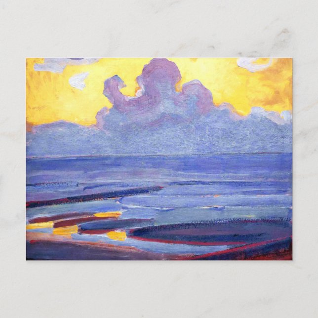 Mondrian - By the Sea, popular artwork Postcard (Front)