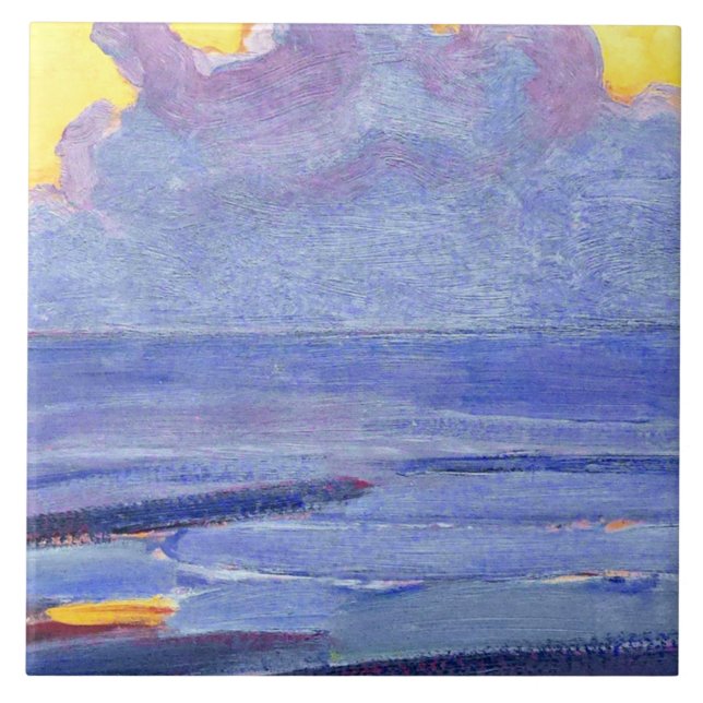 Mondrian - By the Sea, popular artwork Tile (Front)