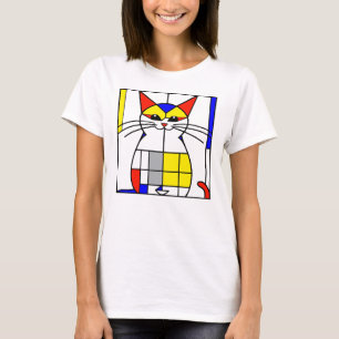 Mondrian cat T-Shirt