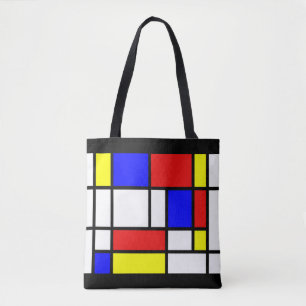 Mondrian - Colours Tote Bag