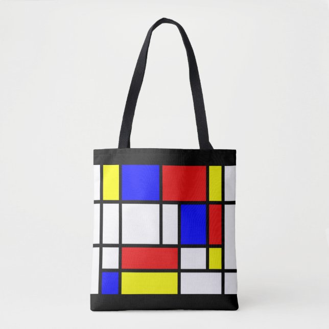 Mondrian - Colours Tote Bag (Front)