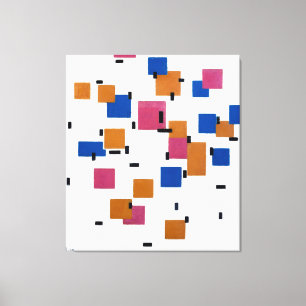  MONDRIAN - COMPOSITION IN COLOUR A - 1917 - CANVAS PRINT