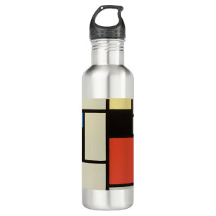Mondrian Composition Modern Abstract Painting Art 710 Ml Water Bottle
