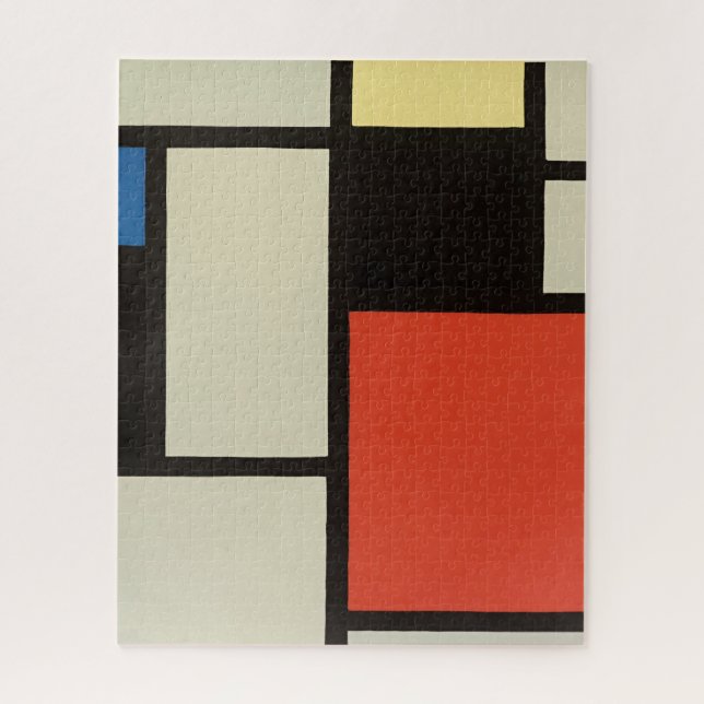 Mondrian Composition Modern Abstract Painting Art Jigsaw Puzzle (Vertical)