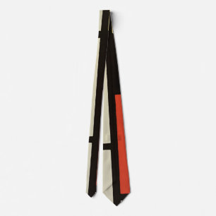 Mondrian Composition Modern Abstract Painting Art Tie