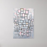 MONDRIAN - COMPOSITION No. IV COMPOSITIE 6 - 1914 