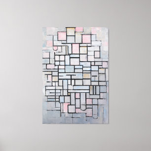 MONDRIAN - COMPOSITION No. IV COMPOSITIE 6 - 1914 Canvas Print