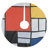 Mondrian Composition Red Yellow Blue Black