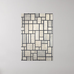 MONDRIAN - COMPOSITION WITH GRID 2 - 1915-1942 - CANVAS PRINT