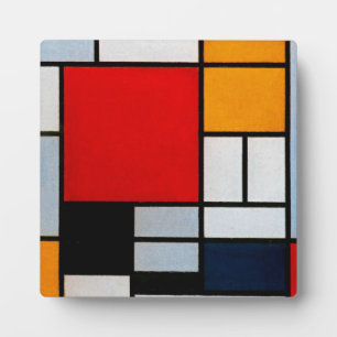 Mondrian - Composition with Large Red Plane Plaque