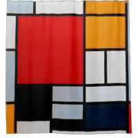 Mondrian - Composition with large red plane