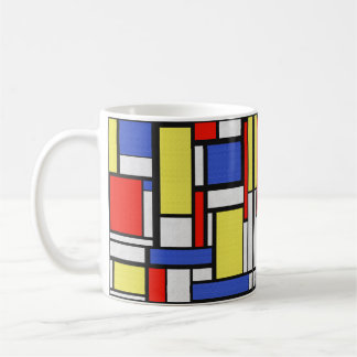Mondrian De Stijl Coffee Mug