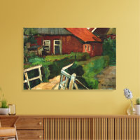 Mondrian - Farm Building with Bridge
