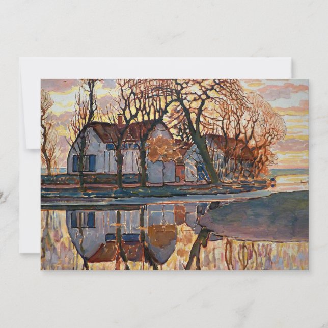 Mondrian - Farm near Duivendrecht Card (Front)