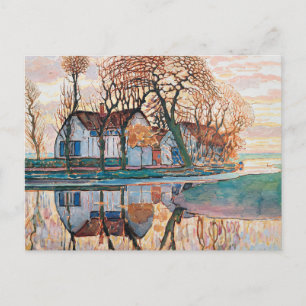 Mondrian, Farm Near Duivendrecht, Postcard