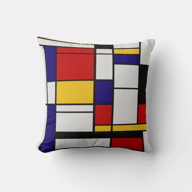 Mondrian Geometry Cushion (Front)