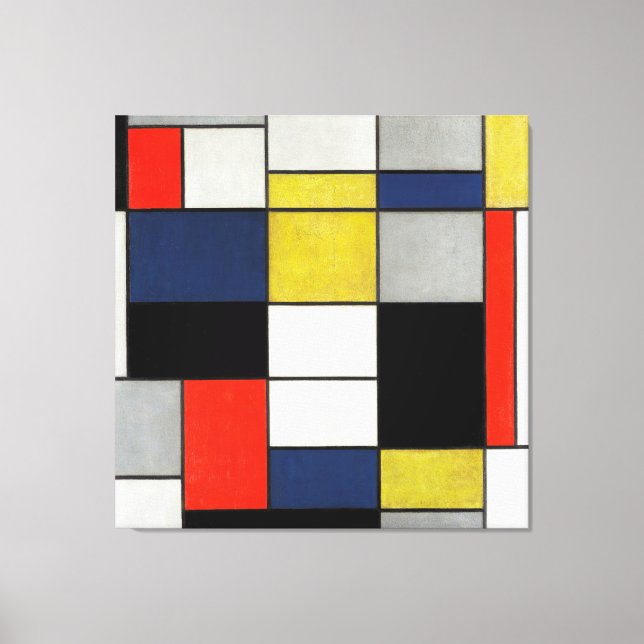 MONDRIAN - Great Composition A - 1919-1920 - Canvas Print (Front)