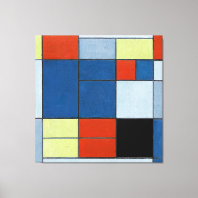 MONDRIAN - Great Composition C - 1920 - Canvas Print (Front)