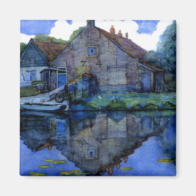 Mondrian - House on the Gein Magnet (Front)