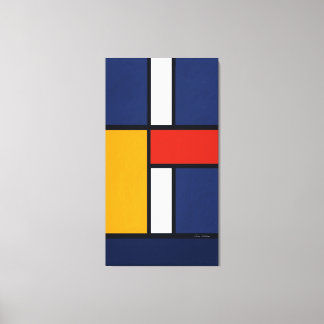 Mondrian Inspired Canvas Print