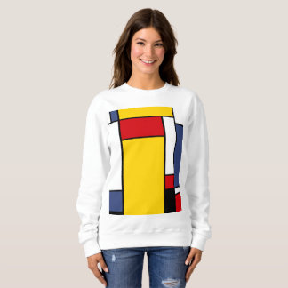 Mondrian Inspired Modern Geometric Style Art. Sweatshirt