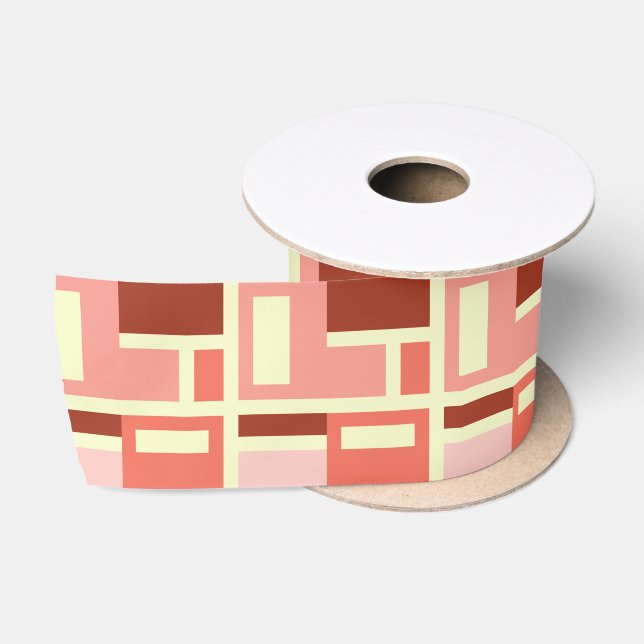 MONDRIAN-INSPIRED SATIN RIBBON (Spool)