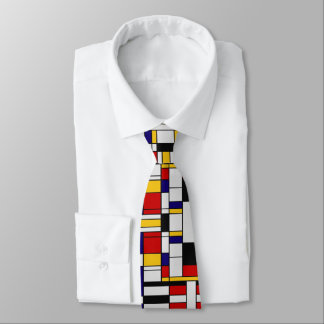 Mondrian Jazz Tie