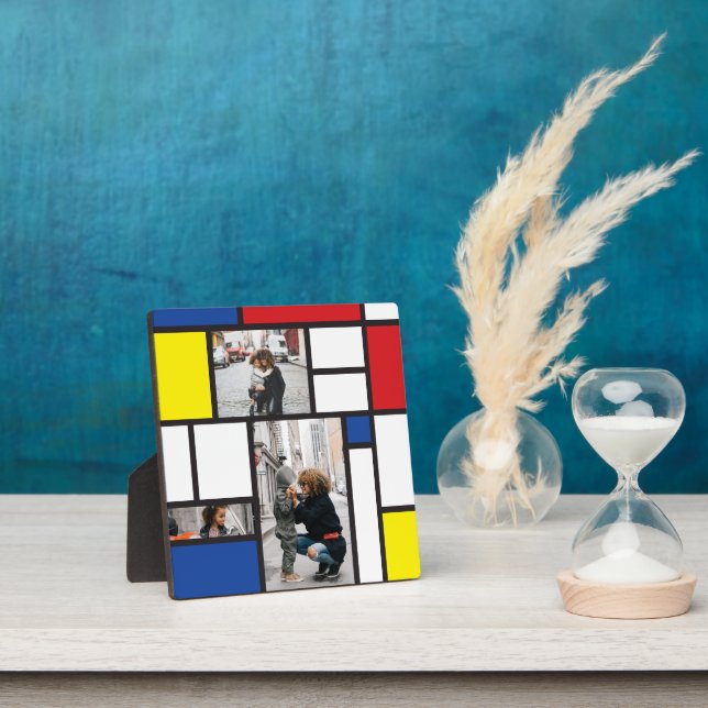 Mondrian Minimalist De Stijl Geo Modern Art Photo Plaque (Insitu)