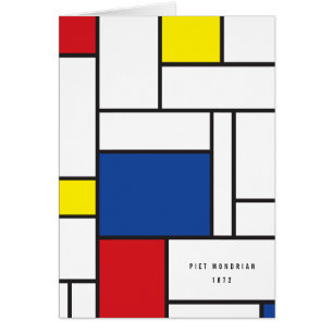 Mondrian Minimalist De Stijl Modern Art Custom