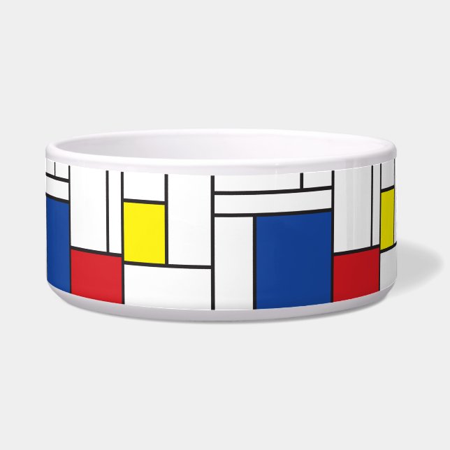Mondrian Minimalist Geometric De Stijl Modern Art (Front)