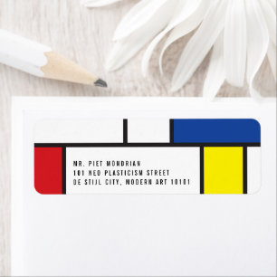 Mondrian Minimalist Geometric De Stijl Modern Art