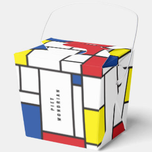 Mondrian Minimalist Geometric De Stijl Modern Art Favour Box