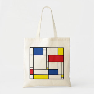 Mondrian Minimalist Geometric De Stijl Modern Art Tote Bag