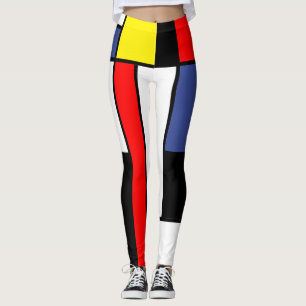 Mondrian, minimalist leggings