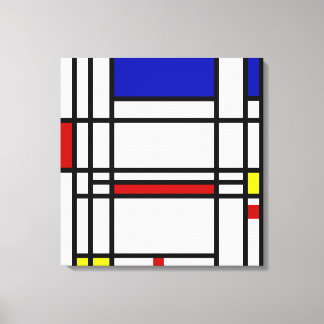 Mondrian Modern Art Canvas Print