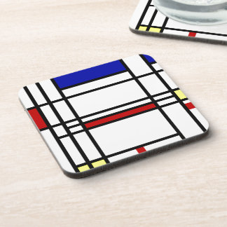 Mondrian Modern Art Coaster