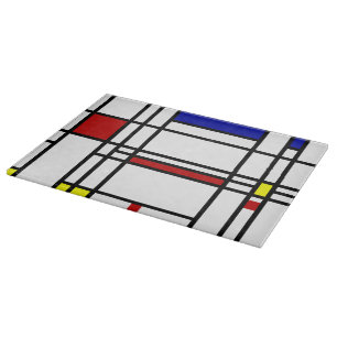 Mondrian Modern Art Cutting Board