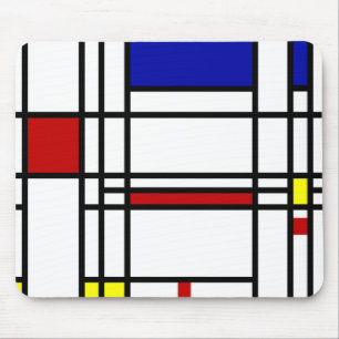 Mondrian Modern Art Mouse Mat