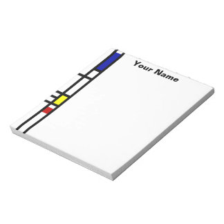 Mondrian Modern Art Notepad