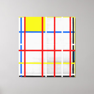 MONDRIAN - NEW YORK CITY 3 - 1941 De Stijl - Canvas Print