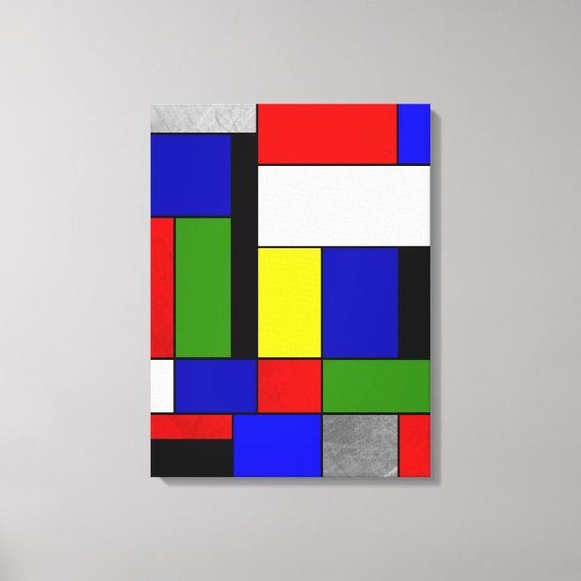 Mondrian No. 4 Canvas Print (Front)
