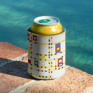 Mondrian’s Masterpiece: Broadway Boogie Woogie Can Cooler