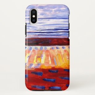 Mondrian - Sea After Sunset, colourful painting iPhone XS Case